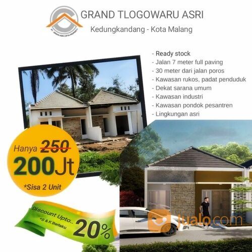 Rumah Area Kota Malang Harga 200 Jutaan