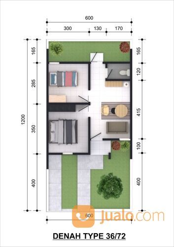 Dp 0% Perumahan Subsidi Griya Amerta Residence 2 .