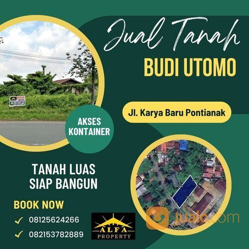 Alfa Property Tanah Jalan Budi Utomo Kota Pontianak