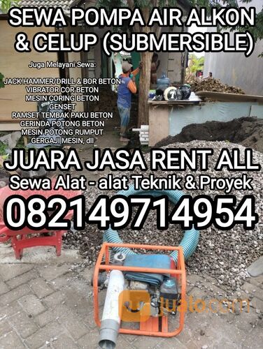 SURABAYA Sewa Rental Pompa Alkon Mesin Sedot Buang Air