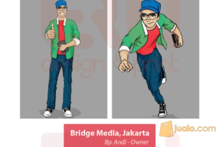 Spesialis Desain Maskot/ Icon Grafis / Info Grafis Professional