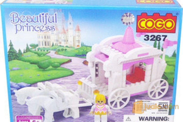 Mainan Blok Lego Anak Perempuan Princess 2 - Horse Carriage (3267)