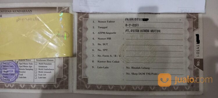 MOTOR HONDA CS1 2011, TERAWAT