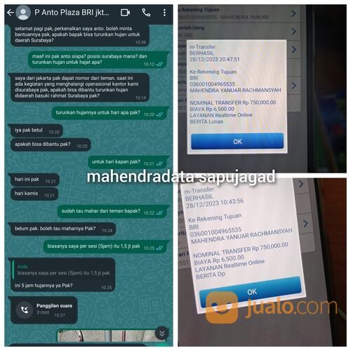 Pawang Hujan Jakarta & Jabodetabek – Mahendradata Sapujagad | Profesional