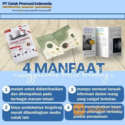 Brosur Promosi Produk Cetak Flyer/Pamflet A4 Terdekat di Jakarta