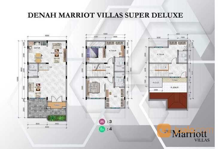 KOMPLEK MARRIOT VILLAS DAERAH AMIR HAMZAH KARYA KAPTEN MUSLIM SANGAT BAGUS LUX MURAH