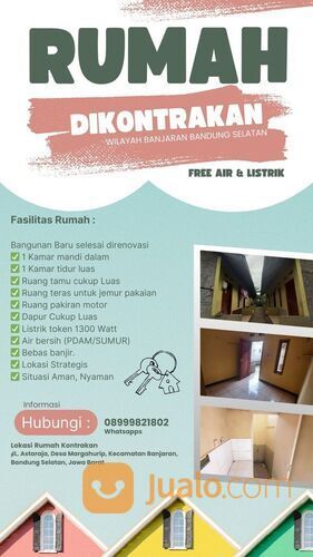 Rumah dikontrakan harga terjangkau strategis Wilayah Banjaran Bandung Selatan Jawa Barat