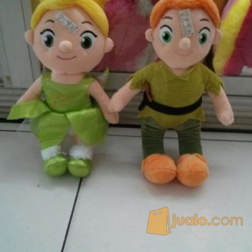 Boneka karakter film kartun Siperi & Sianak ajaib Twinkle Bell & Peterpan