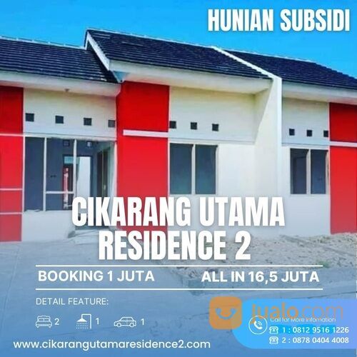 Rumah Cikarang Utama Residence-2 Bagus Dekat Dari Sekolah & MM2100, Delta Silikon