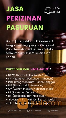 Jasa Perizinan Pasuruan: Biro Jasa Pengurusan Surat Izin Usaha Terpercaya di Pasuruan