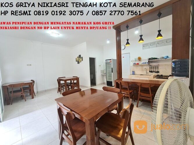 Kos Eksklusif campur Griya Nikiasri–Jl.Sadewa Utara III/23 Pindrikan Lor Semarang