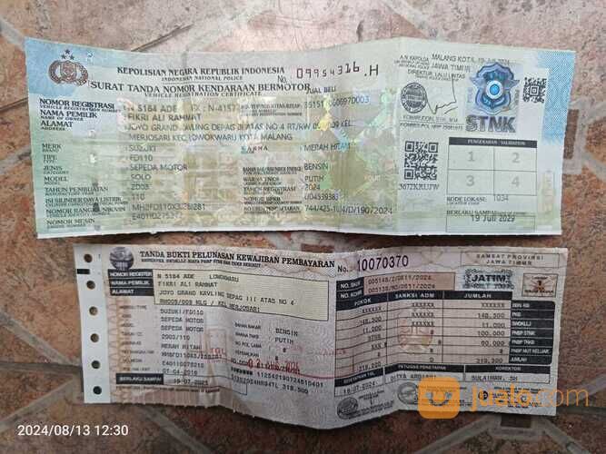 Motor suzuki shogun 110cc 2003