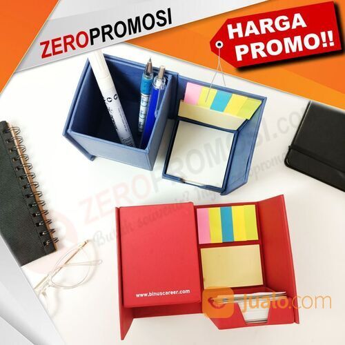 Barang Promosi Custom Kotak Pen Memo + Post It