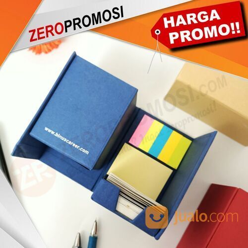 Barang Promosi Custom Kotak Pen Memo + Post It