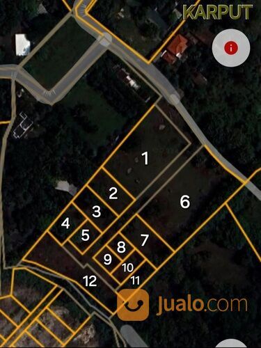 Tanah 62 are, Jl. Melang Kaja Ungasan GOA GONG GWK Kuta Selatan