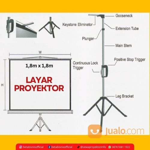 Proyektor LED dan Full HD Tersedia untuk Disewa, Pesan Sekarang!