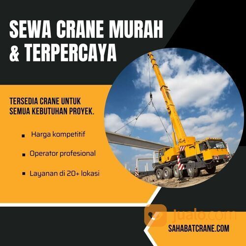 Layanan Unggul Sewa Crane di Grogol Petamburan, Jakarta Barat