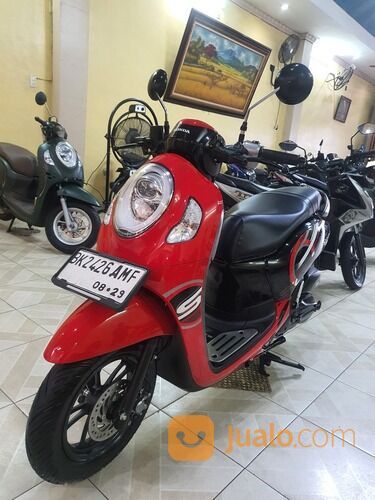 New Scoopy F1 Sporty Buka Plat Spti Baru-Odomtr 3.000 KM