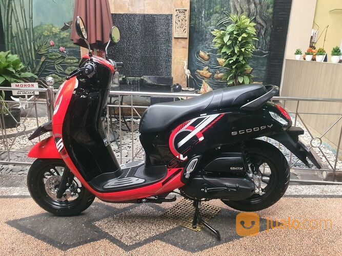 New Scoopy F1 Sporty Buka Plat Spti Baru-Odomtr 3.000 KM
