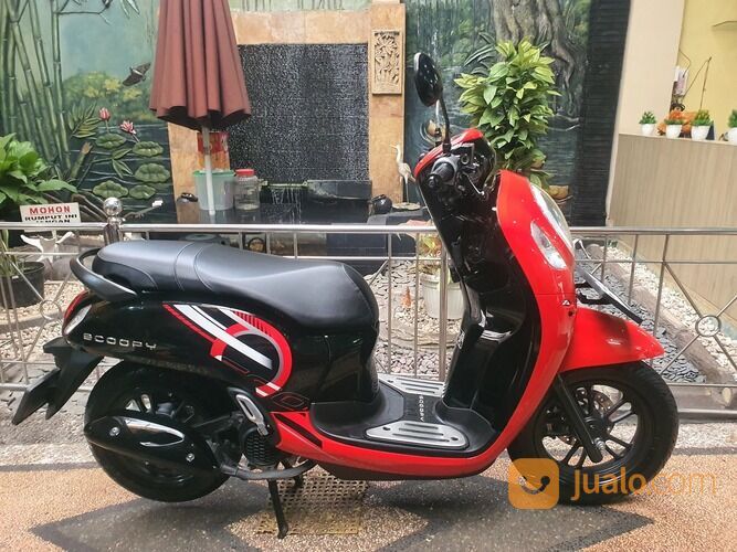 New Scoopy F1 Sporty Buka Plat Spti Baru-Odomtr 3.000 KM
