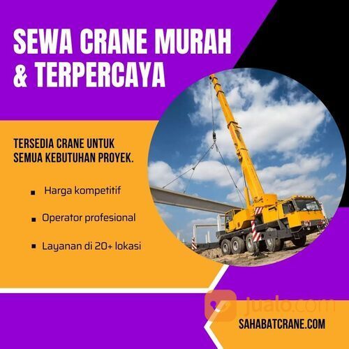 Layanan Sewa Crane di Manis Jaya, Kota Tangerang