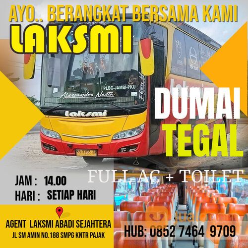 Tiket Bus Dari Dumai Ke Jakarta, Call/HpWa085274649709, PO.Laksmi