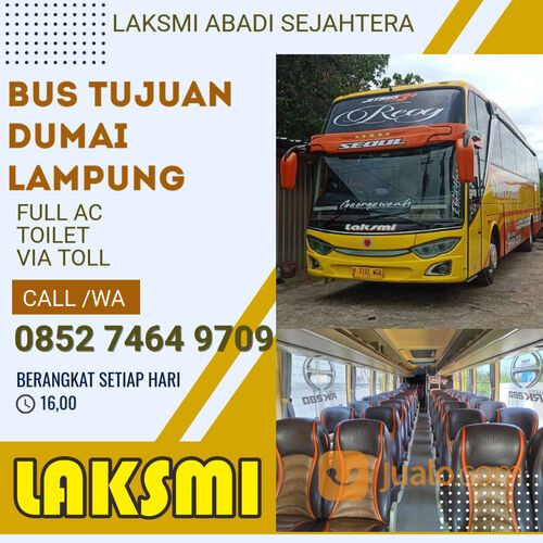 Harga Tiket Bus Dumai Lampung, Call/HpWa085274649709, PO.Laksmi
