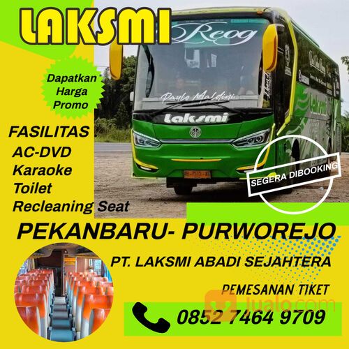 Bus Pekanbaru ke Purworejo Hp/wa085274649709 PO.Laksmi