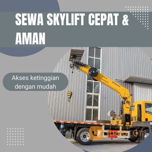 Hubungi 082229990034 - Jasa Sewa Skylift Terpercaya di Panunggangan Utara, Kota Tangerang
