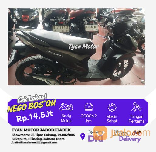 HONDA BEAT DELUXE Tahun 2022 Warna Abu Abu