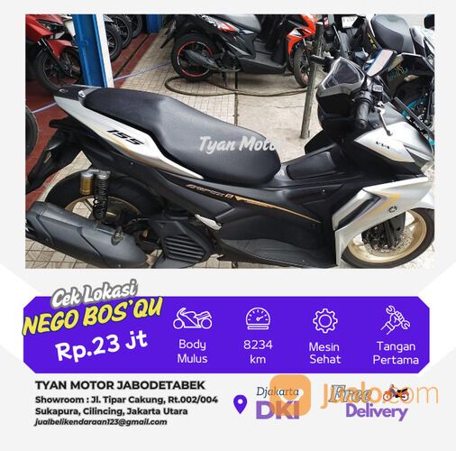 YAMAHA AEROX ABS Tahun 2021 Warna Silver