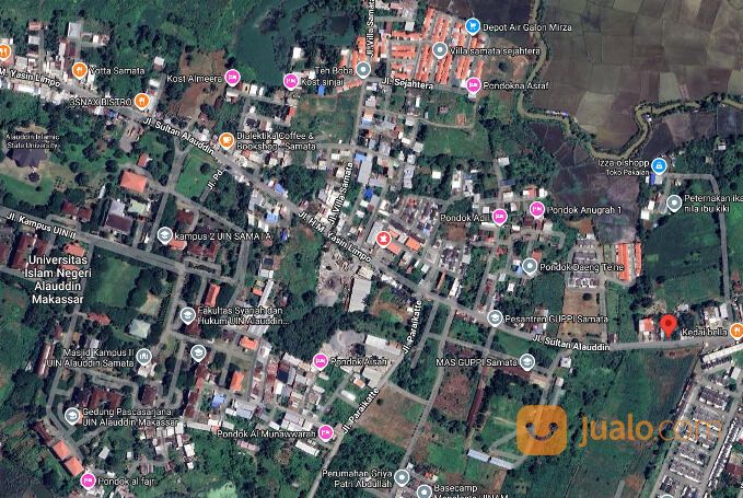 Tanah Poros 9 Ha 1 km dari Kampus UIN Samata.