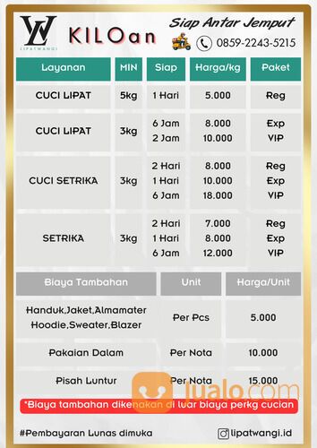 Premium Laundry Express Siap Antar Jemput dimanapun Anda berada.