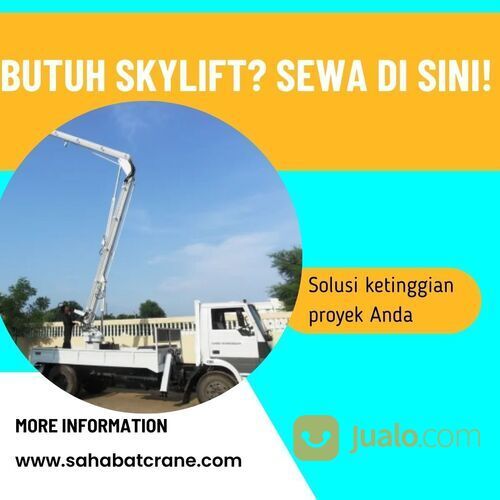 Hubungi 082229990034 Penyewaan Skylift Terpercaya di Sukamulya - Kabupaten Tangerang