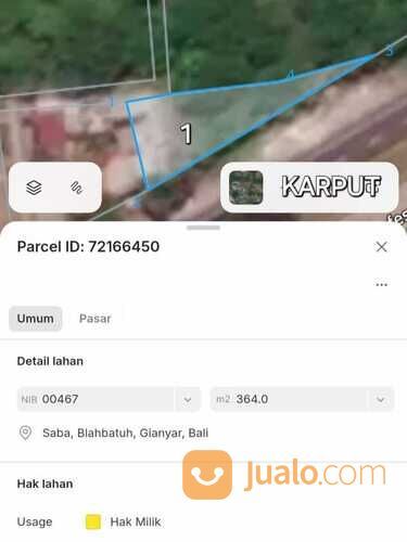 Tanah 2,9111 Ha. Jl. Prof. DR. Ida Bagus Mantra Saba Blahbatuh Gianyar