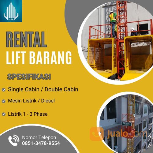 Rental Lift Barang | Mulya Lift | Blitar | Jawa Timur NEGO
