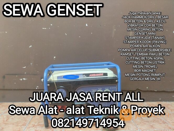 BANGIL Sewa Rental Genset Jenset 3000 Watt