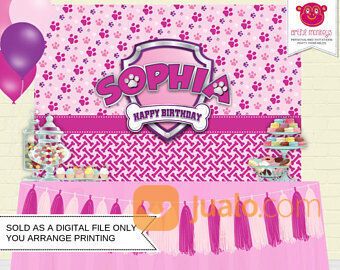 Jasa Cetak dan custom banner ultah 180x180 proses 3 jam Free pengiriman