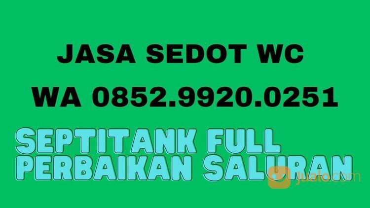 Wa 0856-9619-4177 Sedot Limbah Rumah Tangga Pontianak