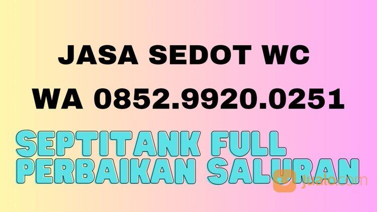 Wa 0856.9619.4177 Harga Jasa Sedot Wc Pontianak