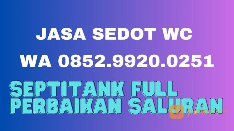 Wa 0856.9619.4177 Harga Jasa Sedot Wc Pontianak