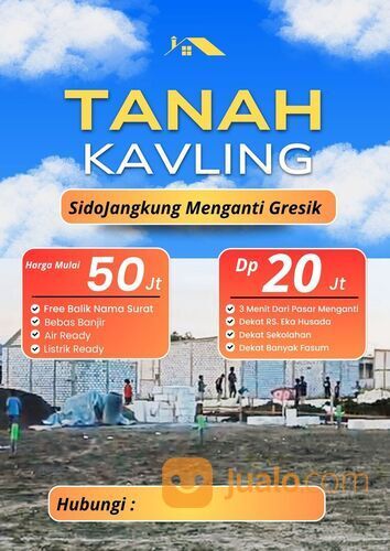 Tanah Kavling Siap Bangun Barat Surabaya