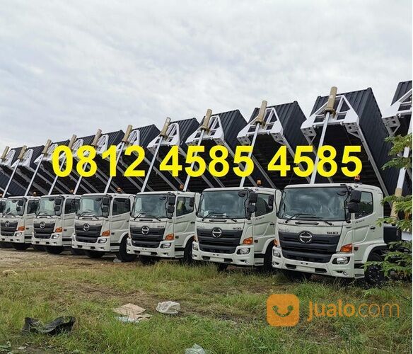 Tronton Tractor Head 6x4 Hino FM 340 TH Trailer Lowbed Lowboy Dolly Prime Mover Truck Logistics