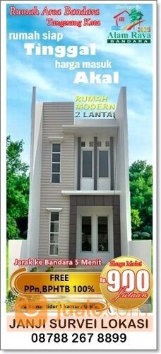 Rumah Baru 2025 Siap Huni Di Alam Raya Bandara Tangerang Dekat Ke Bandara 5 menit sampe