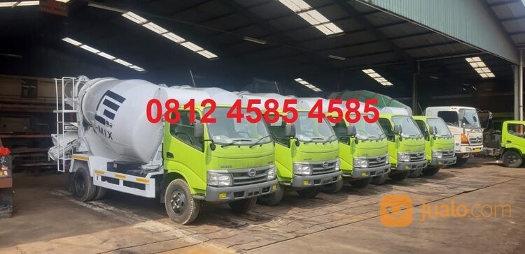 Hino Dutro 136 HDX Truk Minimixer 3 Kubik Truk Molen Beton 3 Kubik Concrete Mixer Truck 3 Kubik