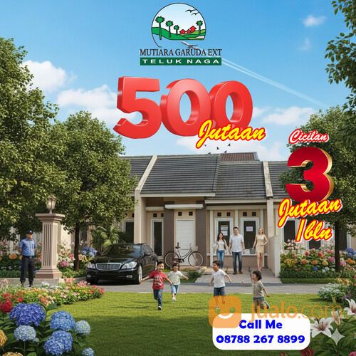 Rumah Baru 2025 Di PURI NAGA Tangerang Harga 500jutaan