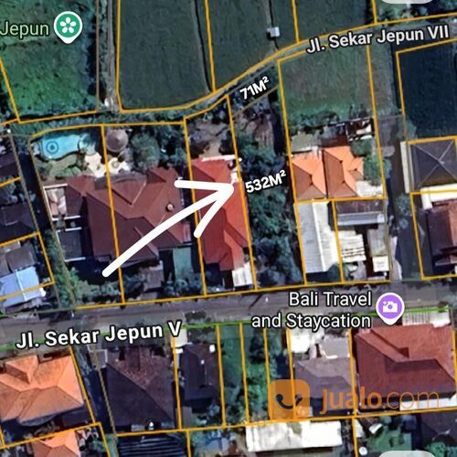 Tanah 5,32 are, Jl. Sekar Jepun Penatih Dangin Puri Gatsu Timur Denpasar