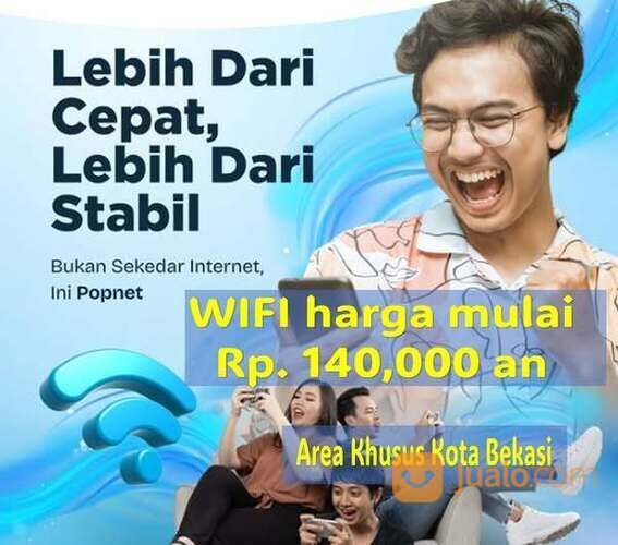 POPnet Internet Tanpa Batas Kuota, Internetnya Orang Kota Bekasi