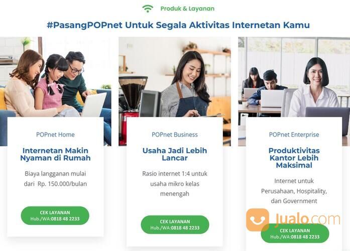 POPnet Internet Tanpa Batas Kuota, Internetnya Orang Kota Bekasi