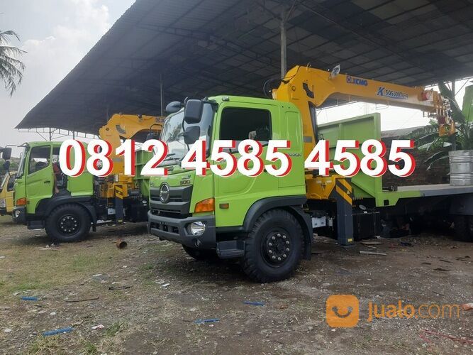 Truck Hino 500 Truck Crane Tadano Hiab Crane Telescopic Knuckle Articulate Foco Truck Mounted Crane